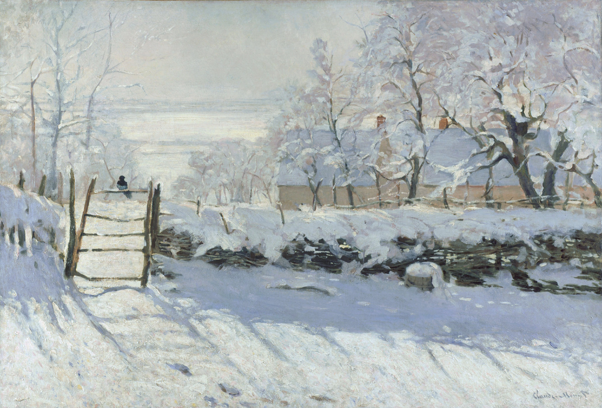The Magpie, 1868–1869. Musée d'Orsay, Paris