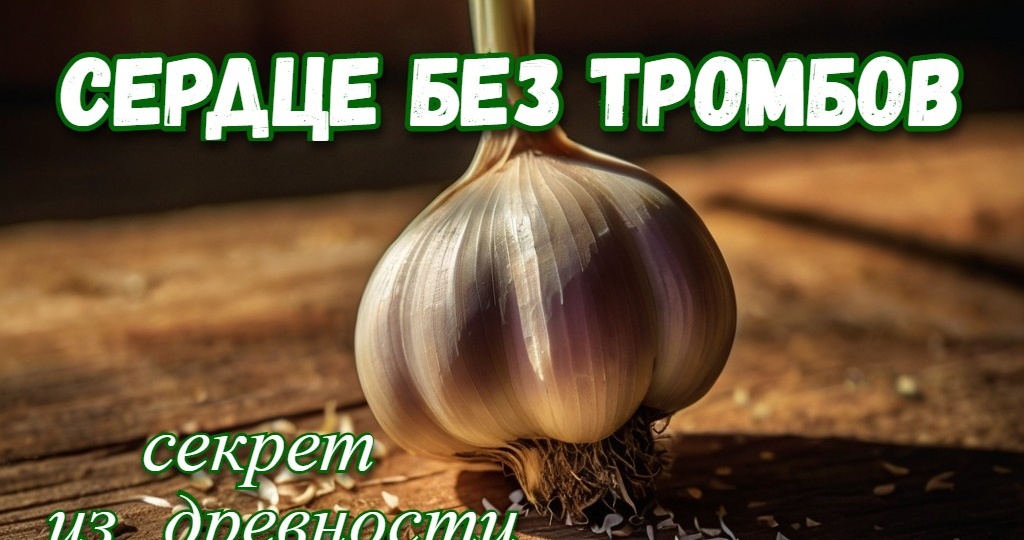 Крепкое сердце , чистые сосуды : секрет, о котором знали ещё в древности