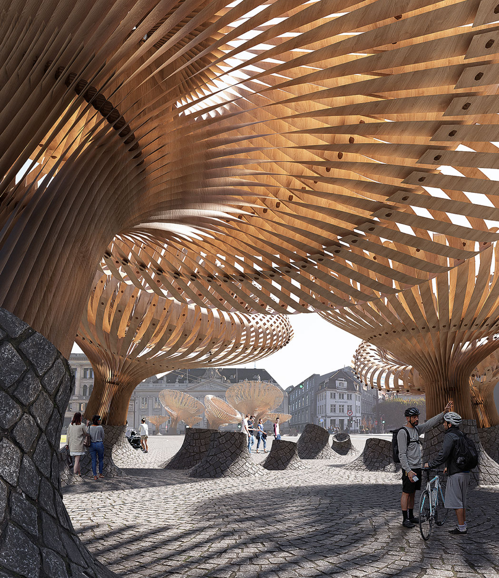 © PAACADEMY – Studio Mamou-Mani / Eco-Parametric Structures / Group 6 – Eliana Nigro & Marc-Antoine Chartier-Primeau