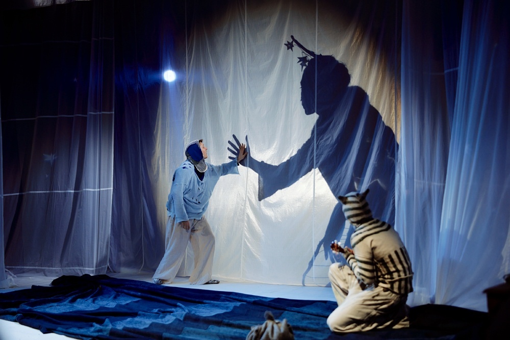    Костюмы, словно из пены морской, причудливые детали вроде рыб-теней, ракушек - создают сказочную атмосферу. / Фото предоставлено "Театральным проектом 27"