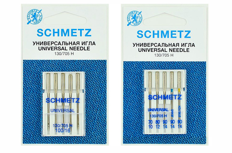 Примеры наборов. Слева универсальный с одним размером 100. Справа универсальный с разными размерами от 70 до 90.