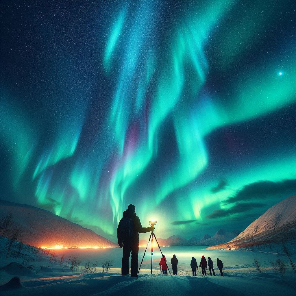 Танцующие огни в ночном небе превращают Заполярье в настоящую сказку. 