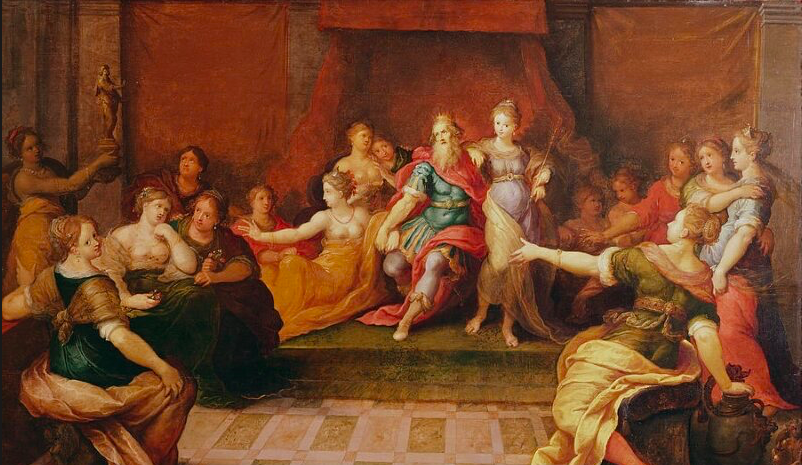 Франс Франкен младший, "Соломон и его женщины".