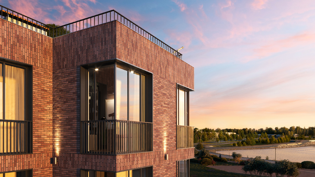 Квартиры с террасами и панорамными окнами, дворы с индивидуальным дизайном и камерная атмосфера  - знаковые особенности "Кронфорта"