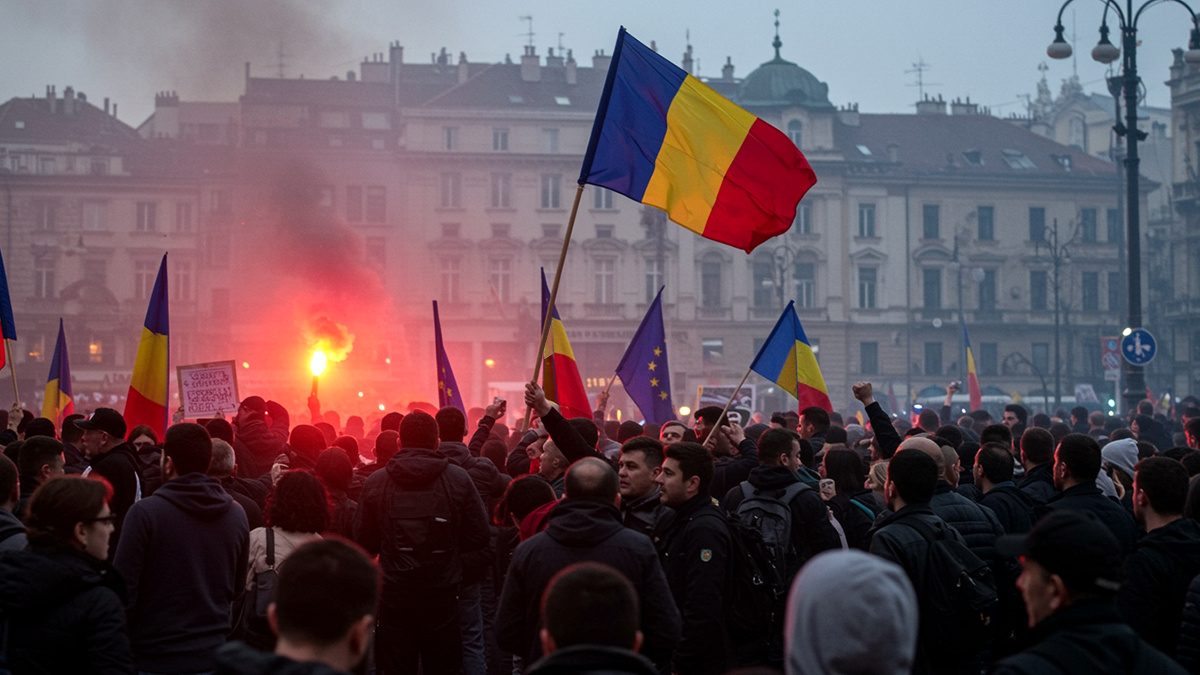Политический триллер в Бухаресте: запрет Джорджеску и его последствия. Фото: Арина Розанова | нейросеть Freepik.