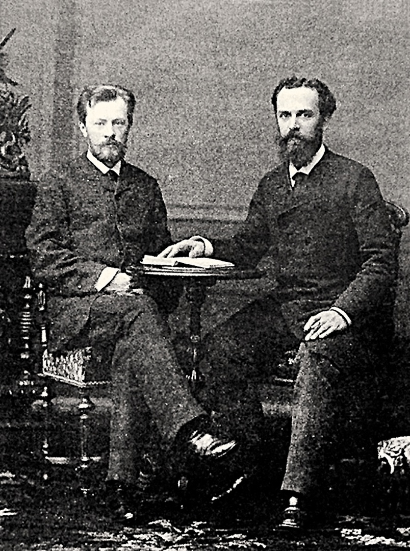 Владимир Григорьевич Шухов и Александр Вениаминович Бари. Фото 1880‑х гг.