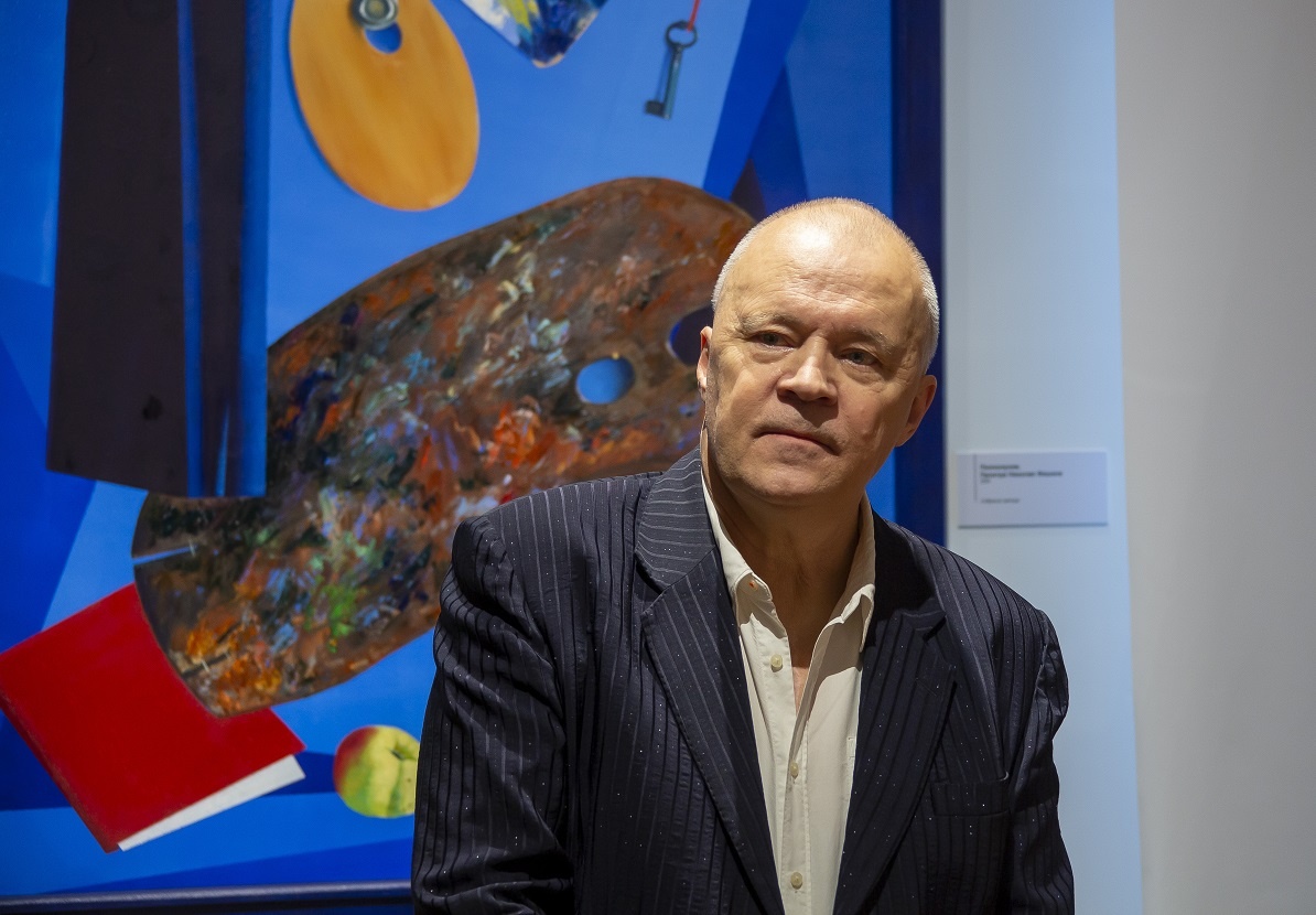    В экспозицию вошло около 100 произведений, созданных живописцем за полвека