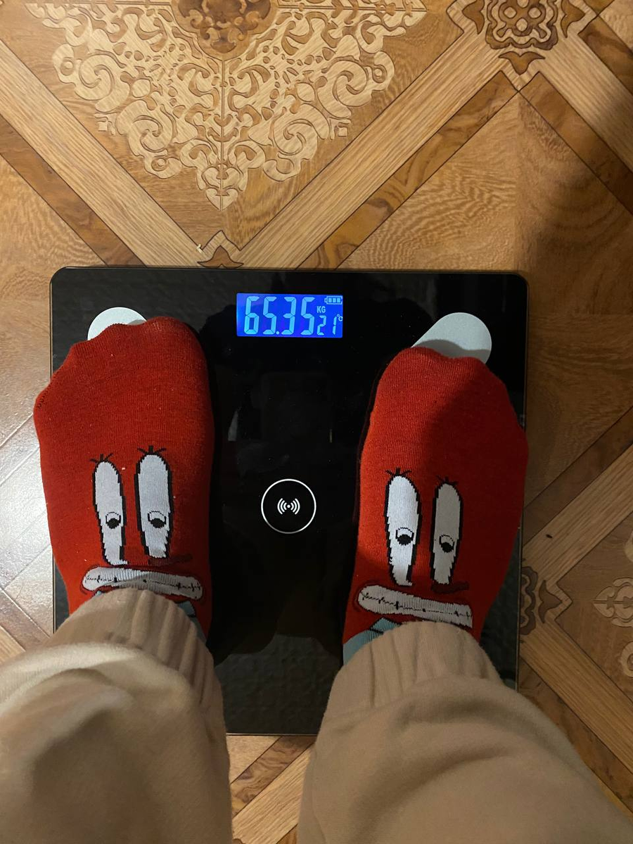 Мой вес на 10 марта .