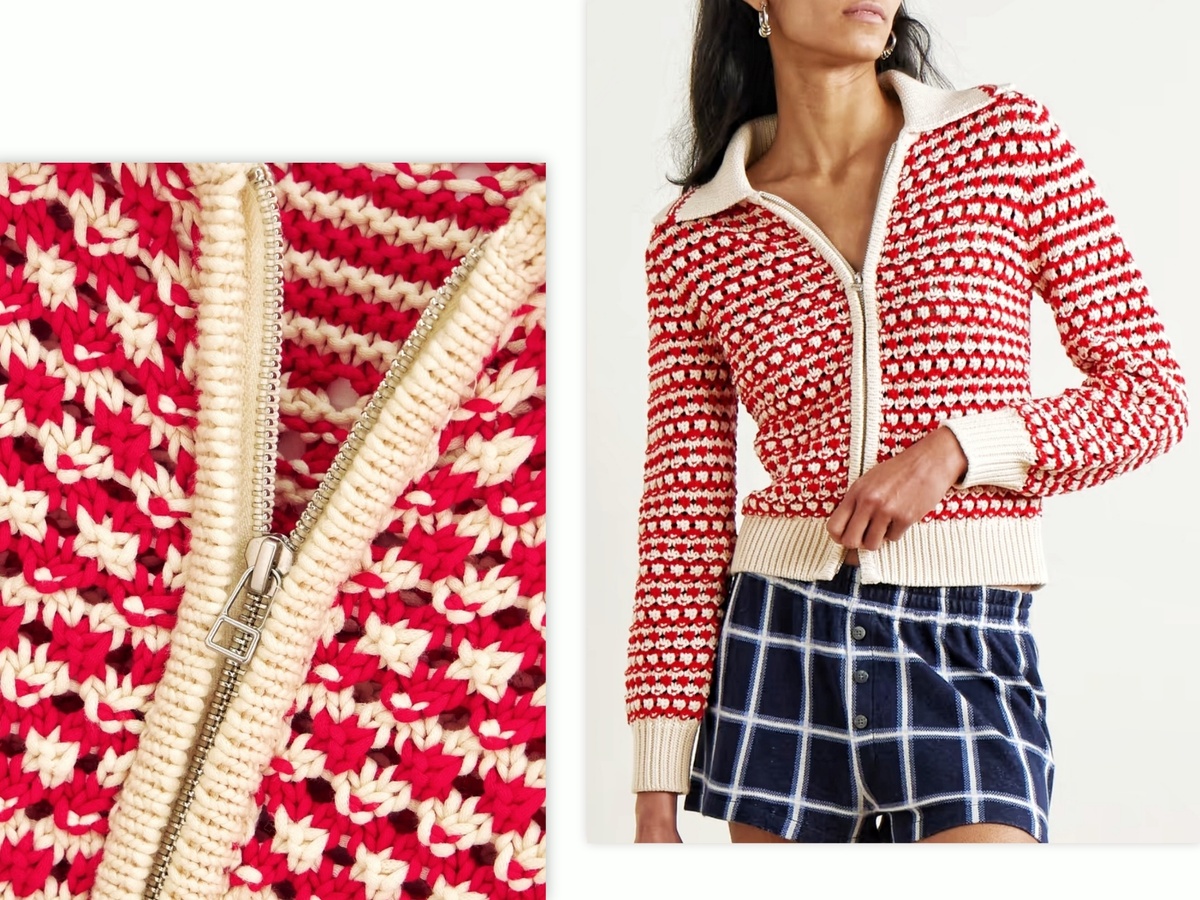 Хлопковый кардиган от американского бренда Guest in Residence (Джиджи Хадид )