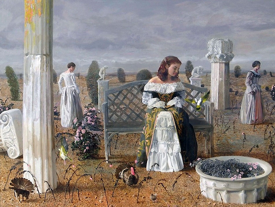 © Александр Саидов. С райскими птичками. Холст, масло. 