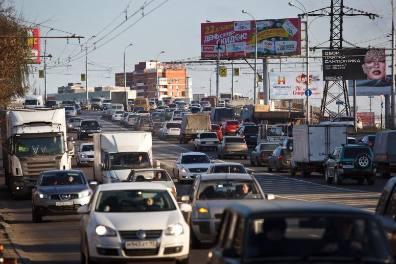 Краснодарские пробки. Фото drive2.ru.