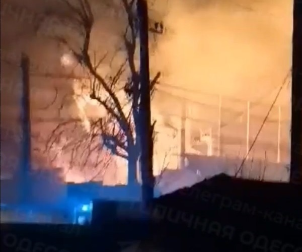 Горит трансформатор на ПС 110 кВ Аркадия