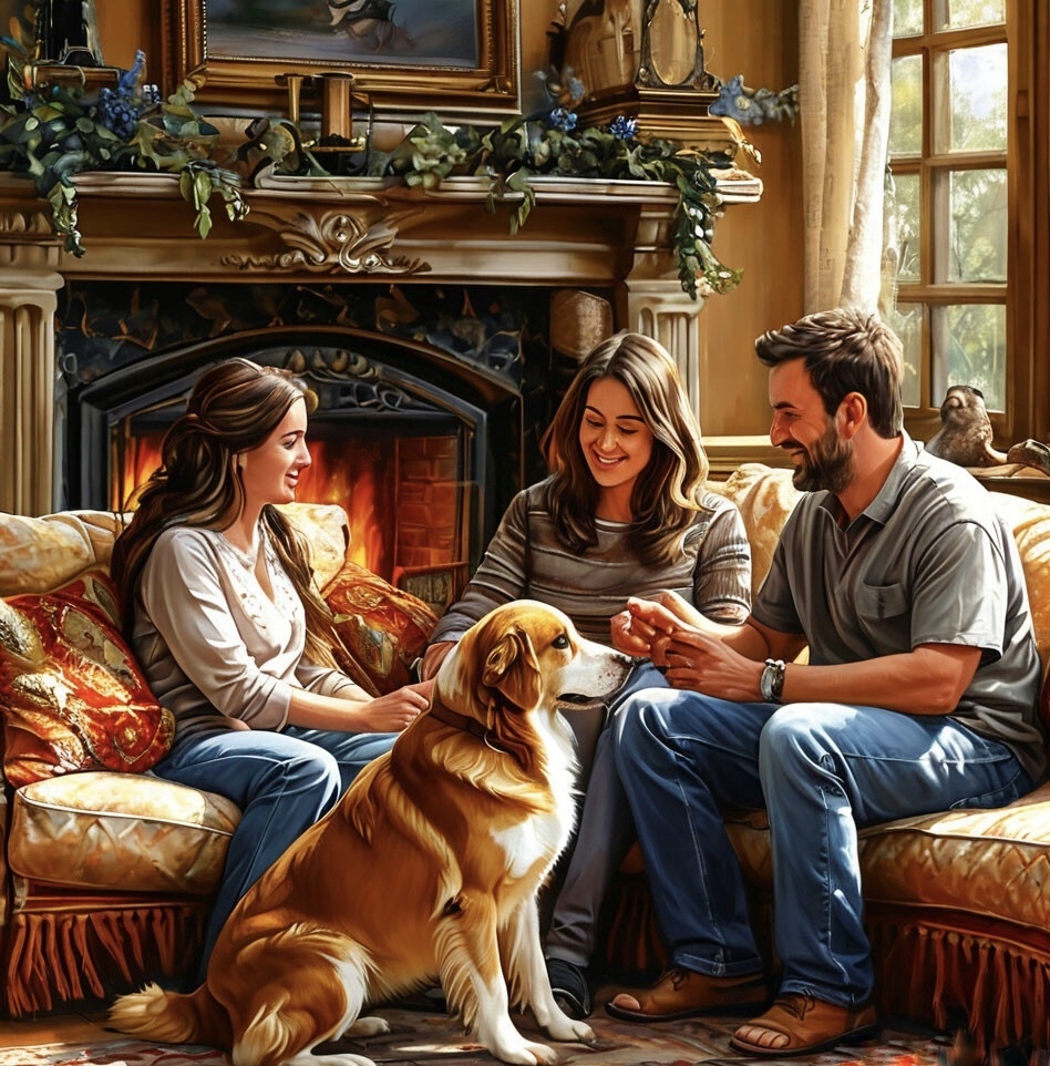 Семейный вечер. 