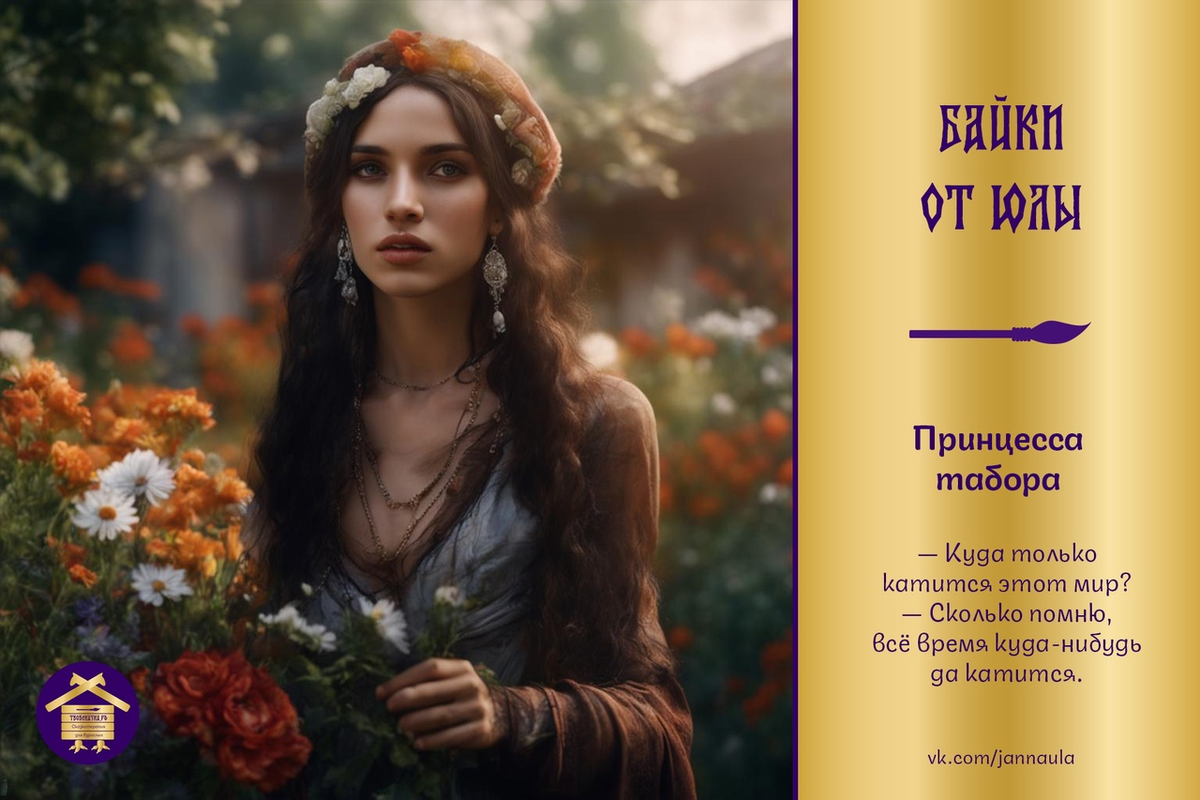 Принцесса табора от Kandinsky by Sber AI