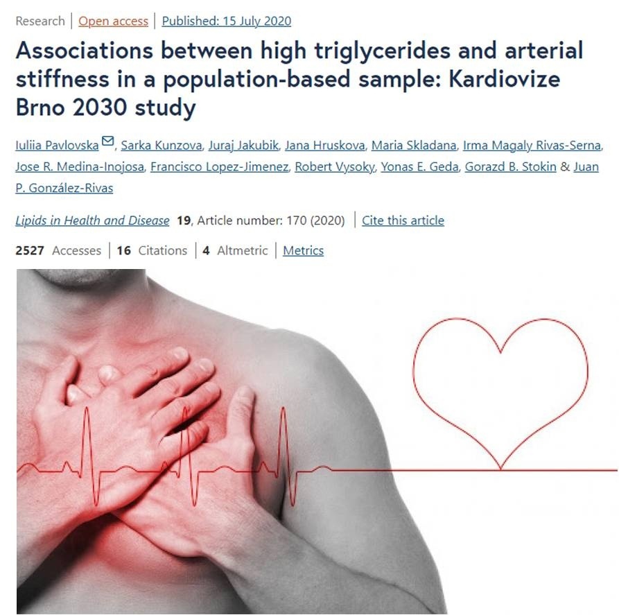 Интересное исследование по поводу холестерина: высокий уровень триглицеридов (150 мг/дл) оказывает независимое влияние на жесткость артерий и на сердечно-сосудистые заболевания. Очень интересно, что холестерин ЛПНП (который врачи именуют "плохим холестерином") не оказывает такого же эффекта.

Какая диета резко снижает уровень триглицеридов в кротчайшие сроки? Любая низкоуглеводная диета, ведь именно углеводы повышают триглицериды. Вот почему не стоит комбинировать жирную пищу с углеводами, т.е фрукты + мясо = смерть. И кстати, просто фрукты сами по себе (как и любой другой вид сахара), получается, тоже 😂