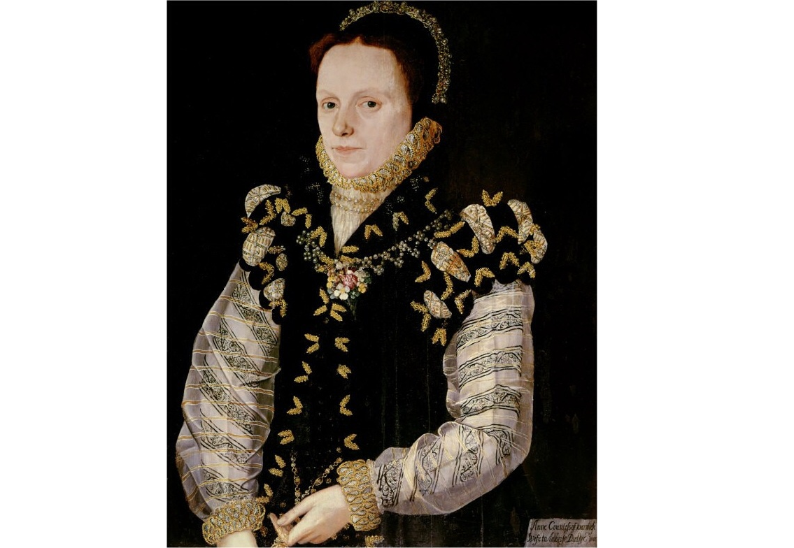 Портрет Анны Рассел, графини Уорик, мастер леди Уорик, 1565-69. (с) из коллекции 
Уобёрн-Эбби