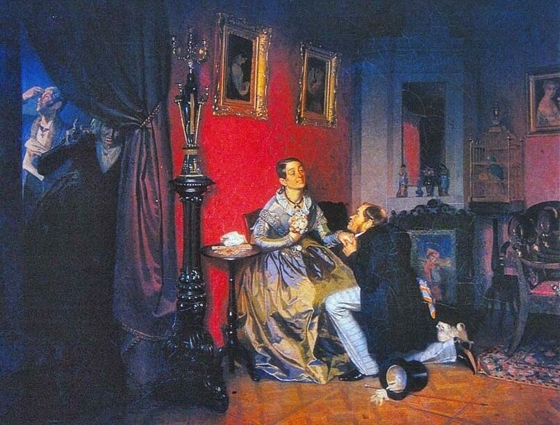 Разборчивая невеста. 1847 год. Фото из открытого доступа