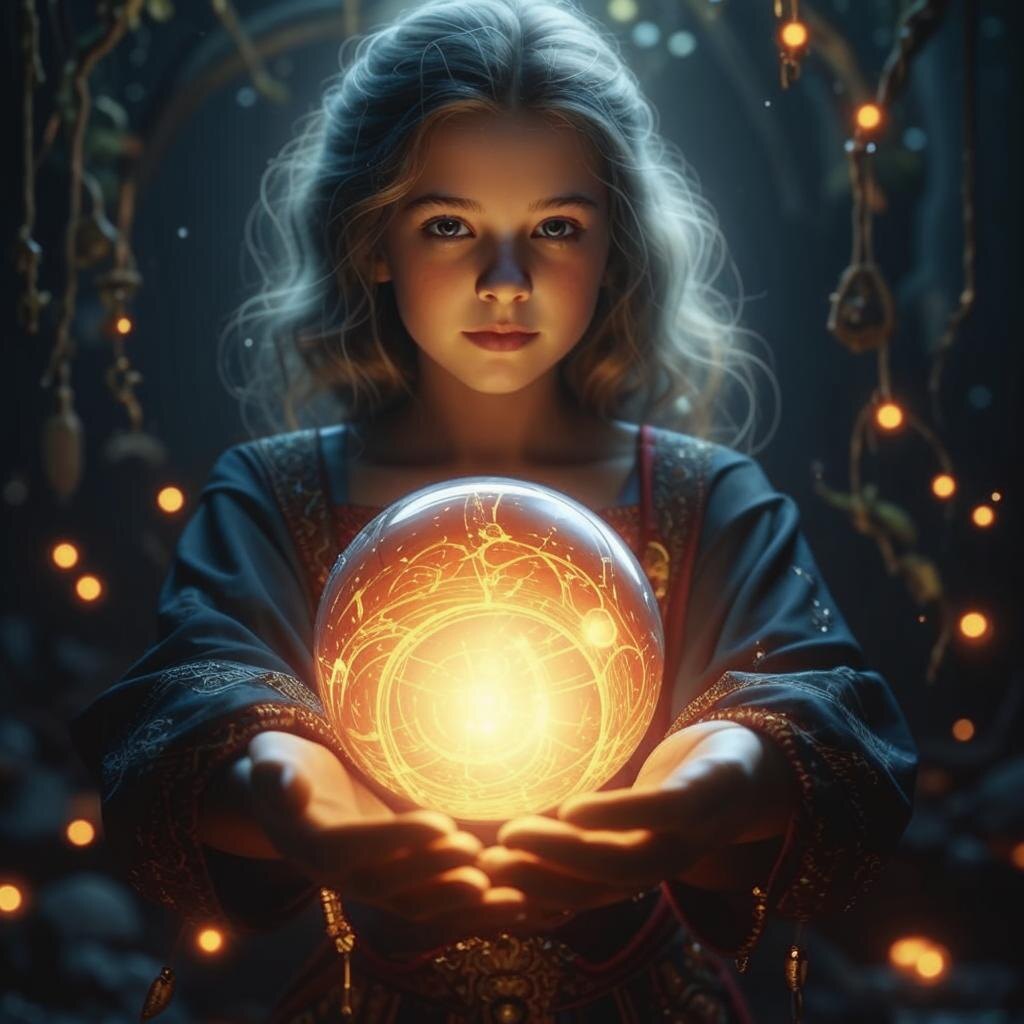 Странная девочка от Kandinsky by Sber AI