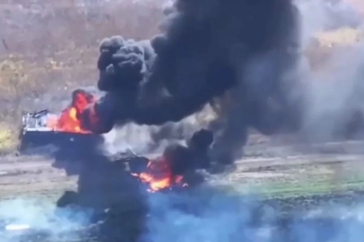    Опубликованы кадры разгрома ВСУ бойцами «Рубикона» под Курском