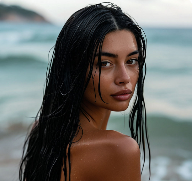 Девушка у моря