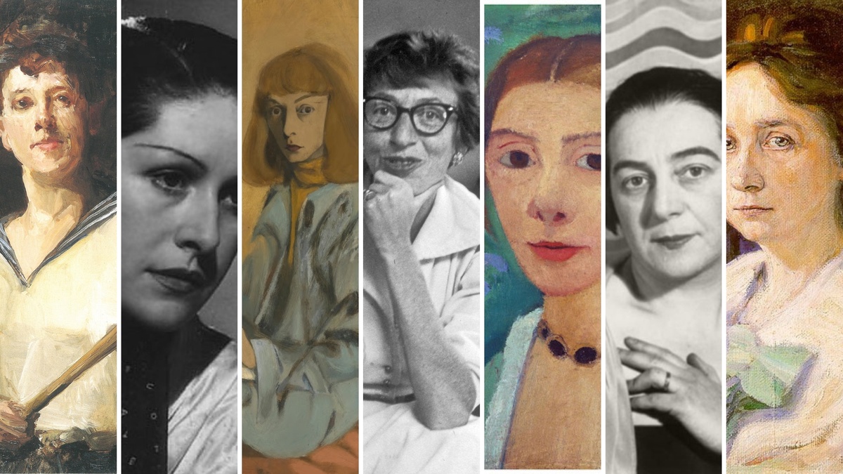 Марианна Веревкина, Дора Маар, Элейн де Кунинг, Ли Краснер, Паула Модерзон-Беккер, Соня Делоне и Габриэле Мюнтер