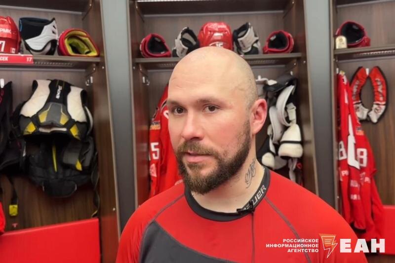    Фото Екатерина Чехова, ЕАН / Капитан «Автомобилиста» рассказал о впечатлениях от первого матча на «УГМК-Арене»