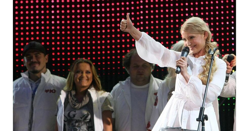    Юлия Тимошенко на концерте в Киеве. Григорий Василенко / РИА «Новости»