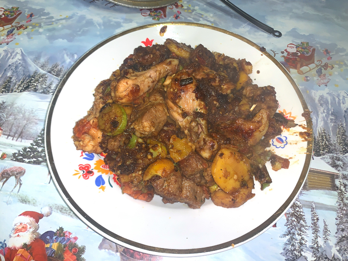 Зимой готовим на садже: мясо и курица