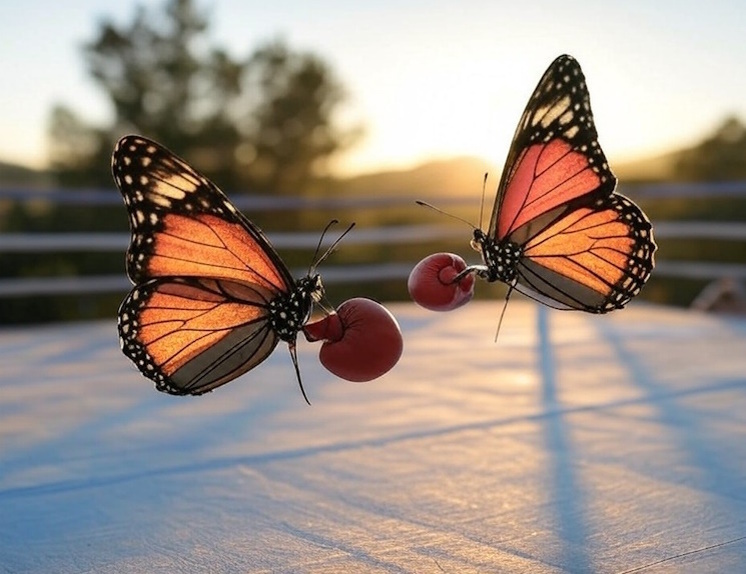 Это не вишни, а боксерские перчатки
