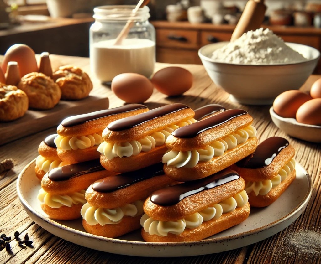 Эклеры в домашних условиях

