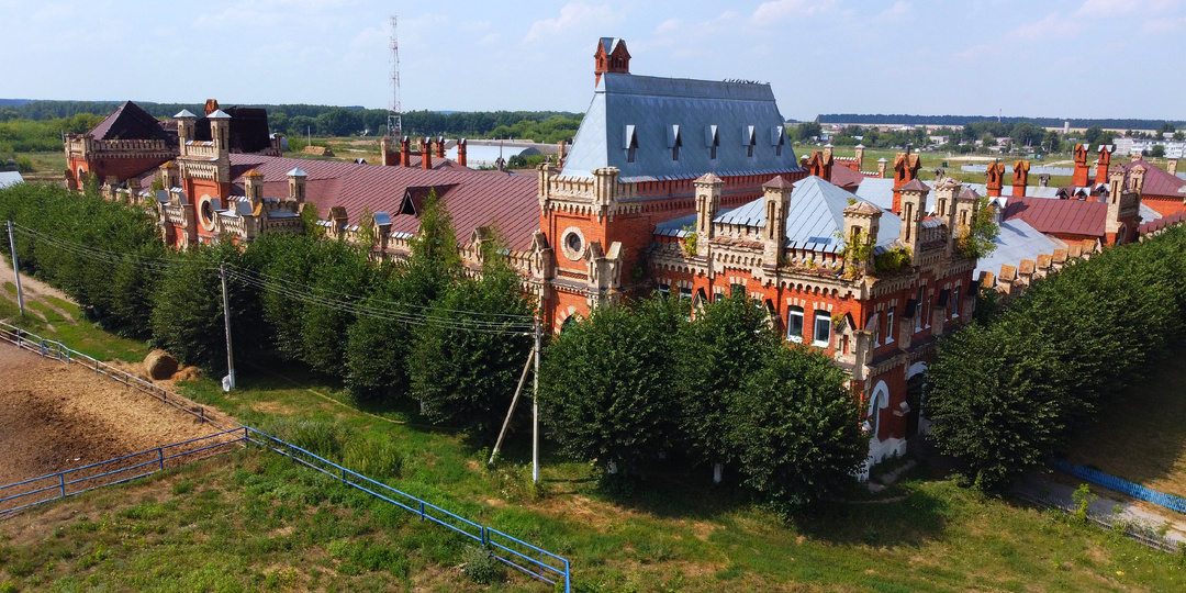 ШИКАРНАЯ ЗАБРОШЕННАЯ УСАДЬБА ФОН ДЕРВИЗА. СТАРОЖИЛОВСКИЙ КОННЫЙ ЗАВОД