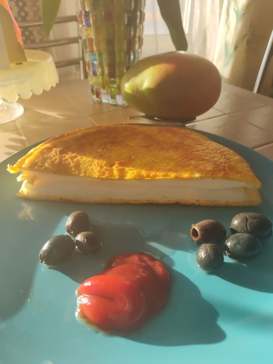 Сам омлет поближе. История возникновения кулинарного рецепта на следующей фотографии