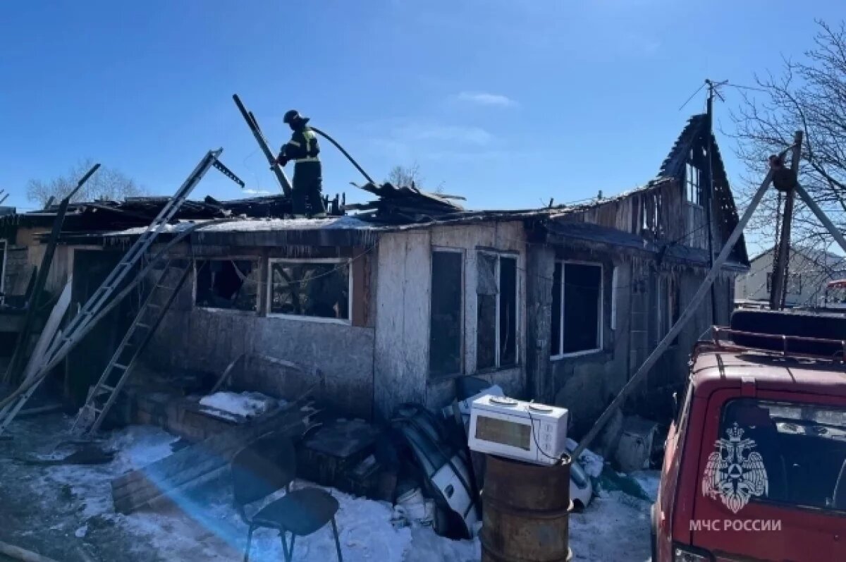    Названы возможные причины пожара, где погиб житель Камчатки