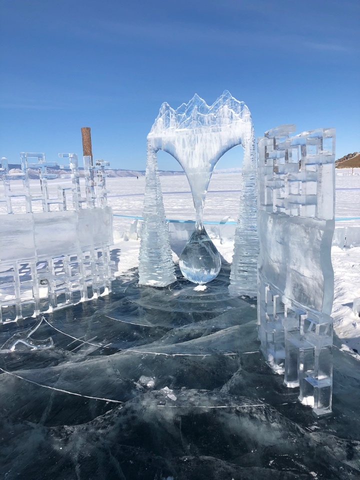 Фестиваль ледовых скульптур на Ольхоне 