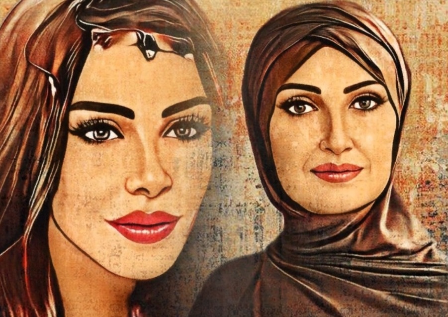 Коллаж автора, созданный из фрагментов турецкого сериала "Великолепный век"