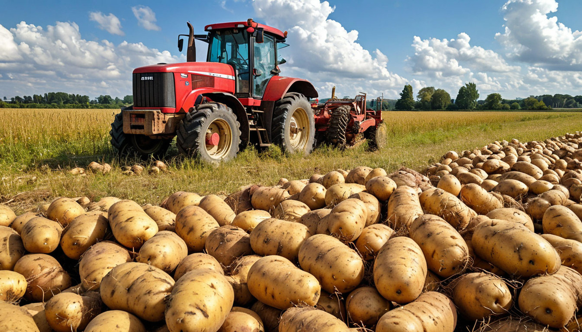 Большой урожай картофеля