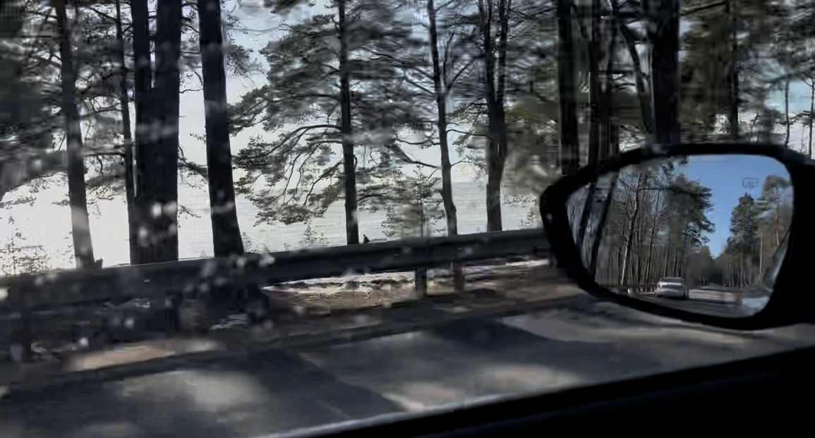 Приморское шоссе вдоль Финского залива 