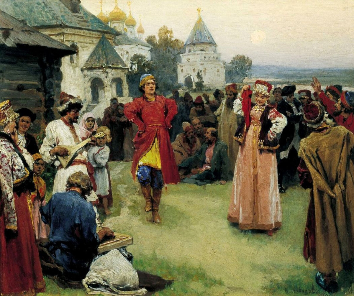 К. Лебедев. "Пляска", 1900 г.