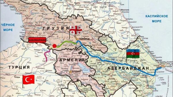 Железнодорожная линия Баку-Тбилиси-Карс
