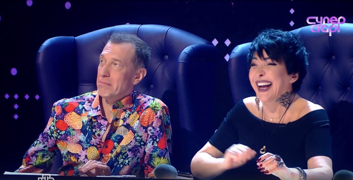 Сергей Соседов и Лолита в жюри шоу Суперстар НТВ