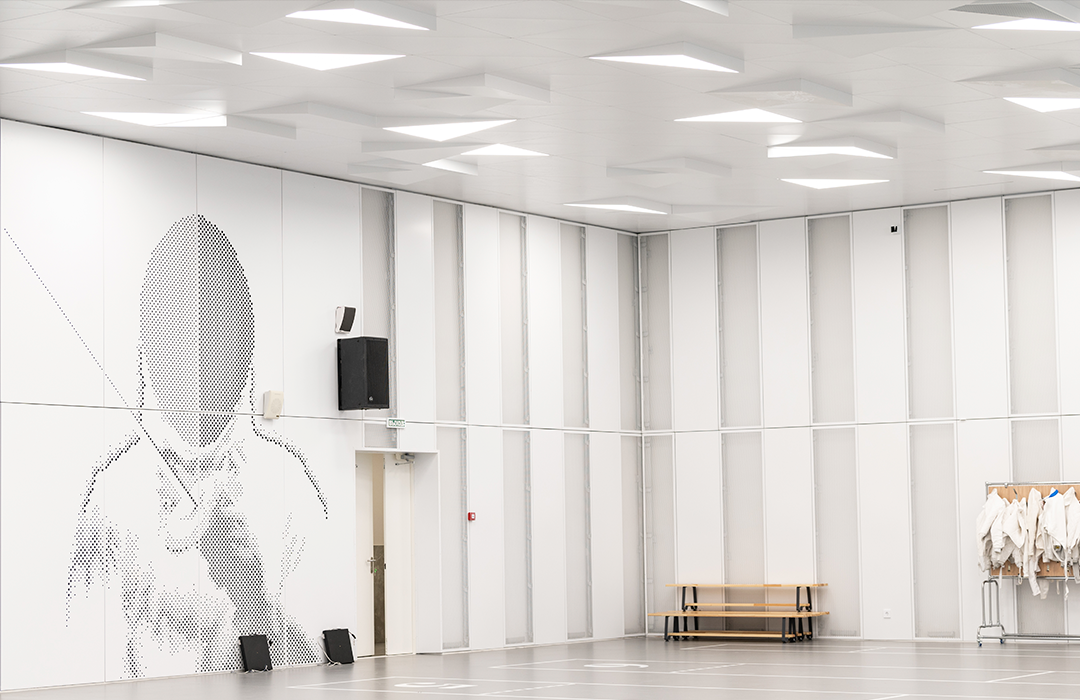 3 этаж - зал для фехтования