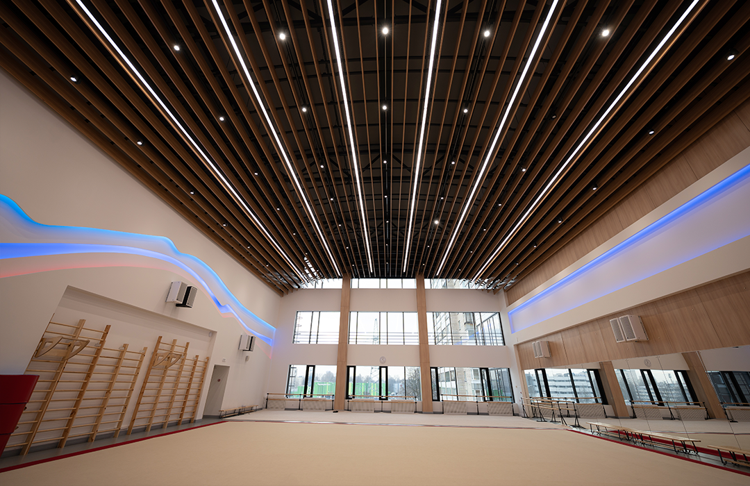 3 этаж - зал для художественной гимнастики