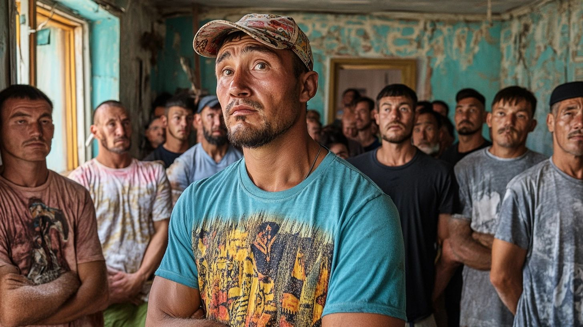 Фото: Изображение Midjourney. Мигранты жили незаконно
