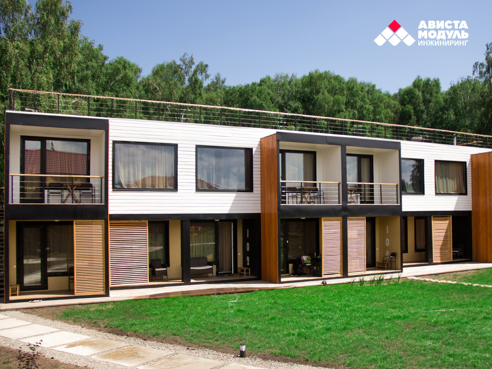 Модульная гостиница «Ковчег» / производство ГК «Ависта Модуль Инжиниринг»