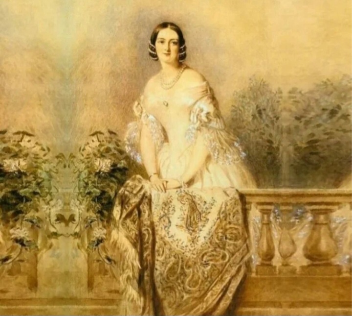 А.Э.Шалон "Портрет Е.М.Завадовской" 1838