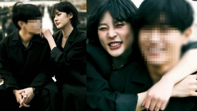 Ким Сэ Рон с кем-то, постила у себя, потом удаляла