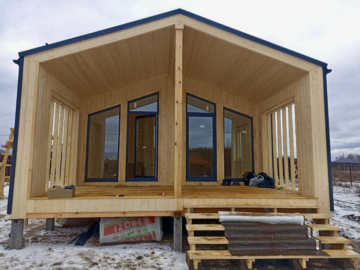 А так уже построенный дом