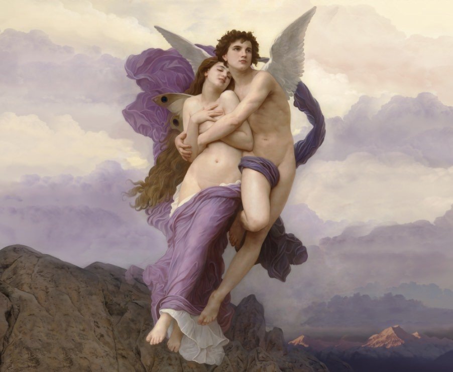 Похищение Психеи — Вильям Бугро (1825–1905).