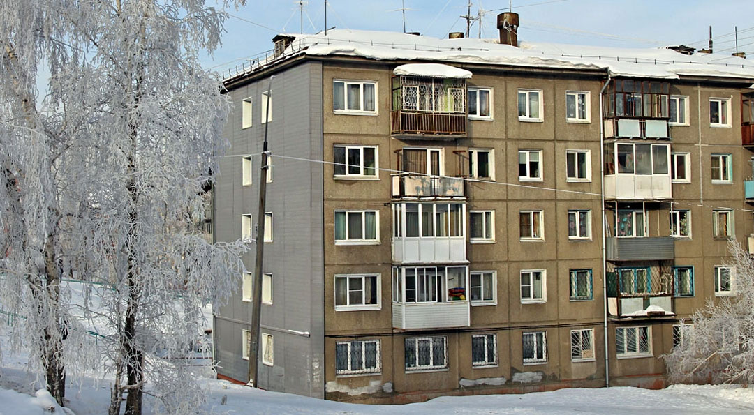 Знаменитые панельные "хрущевки". Пейзаж, знакомый каждому.