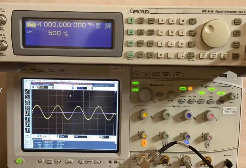 Agilent DSO80404B 4ghz 40gs/s осциллограф